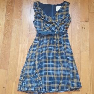 Modcloth plaid dress